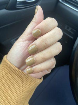 Dip mani on my natural nails