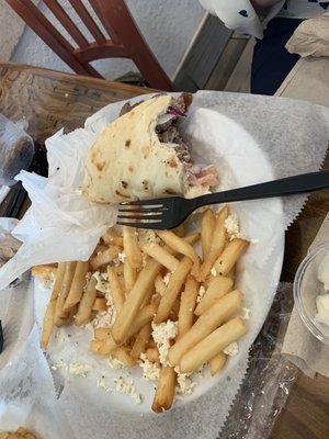 Gyro and Greek Fries