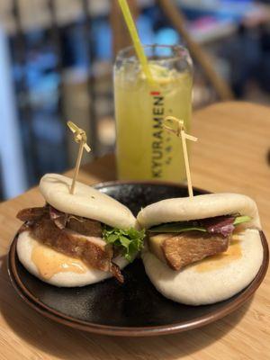 Chicken bun and Pork Bao Buns (1Pc) (1Pc)