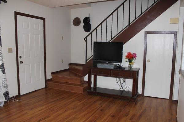 Living room. Hardwood floors throughout entire house! Come see this gem today Colorado Springs Real Estate...