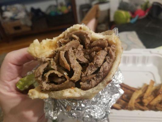 Meat-packed Gyro