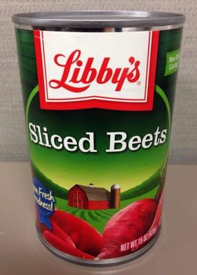 $0.79 Libby's sliced beets.