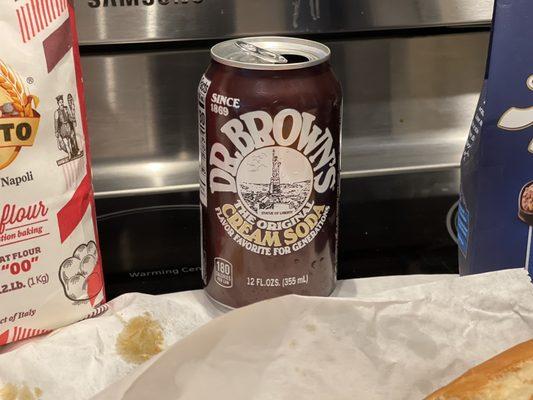 Dr. Brown cream soda