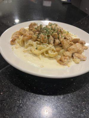 Chicken Alfredo is amazing