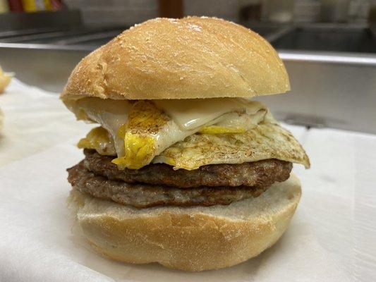 Sausage egg and cheese