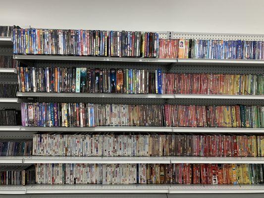 DVDs July 2023 Sorted by cover color :-)