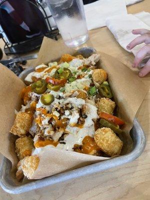 buffalo chicken tots