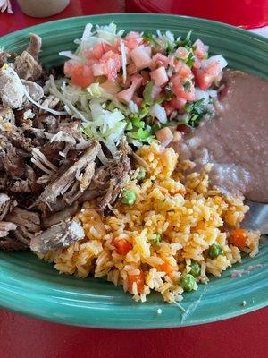 Carnitas Plate