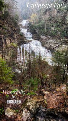 200+ foot roadside waterfall