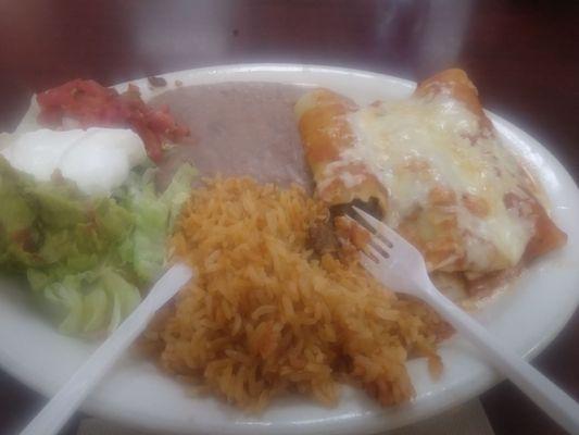 Enchilada plate!