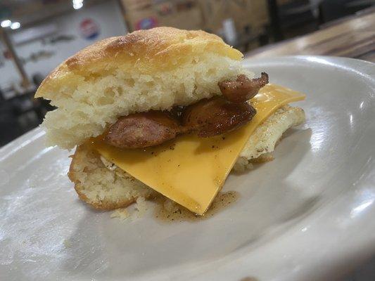 Sausage egg and cheese