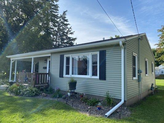 Cypress Green Siding