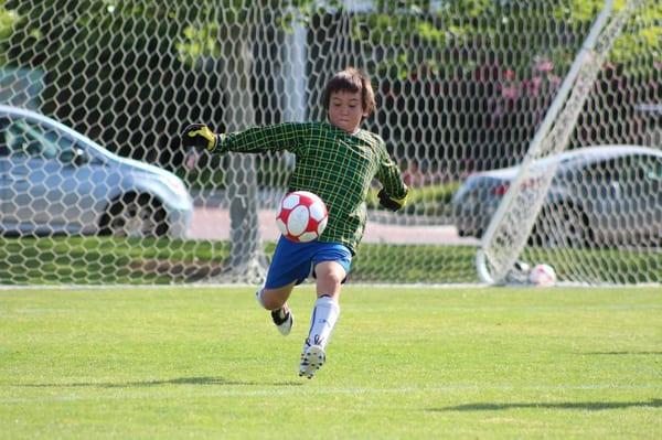 Approximately 2000 kids ages 5 to 18 play soccer every fall for AYSO Region 45.