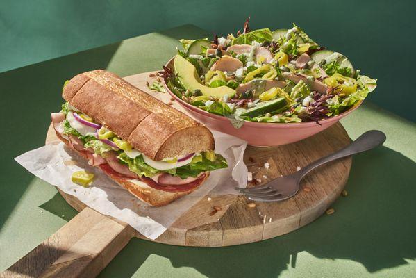 Toasted Italiano & Balsamic Chicken Greens with Grains You Pick 2