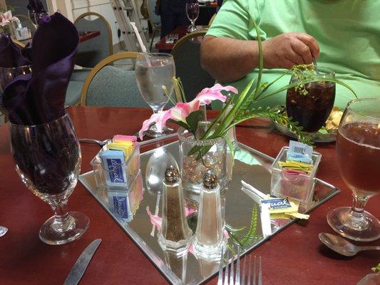 Fancy schmancy table settings.