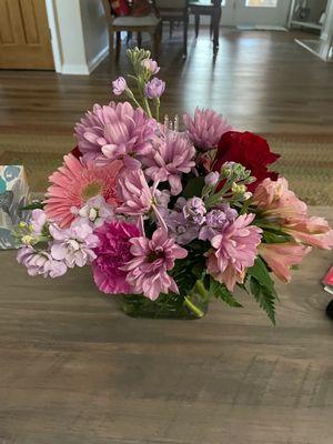 Cheerful and bright birthday flowers