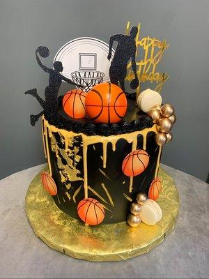 basketball birthday cake