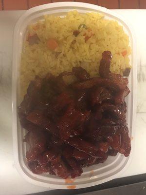 Boneless spare ribs combination