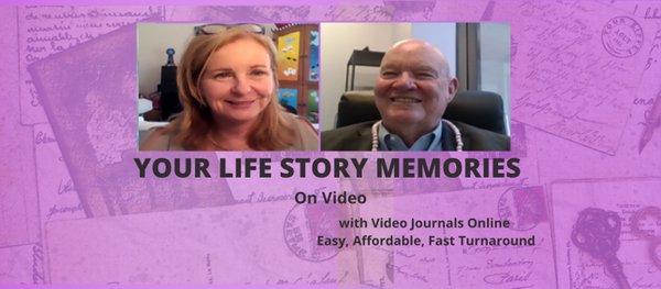 Recorded And Edited Zoom Interview Telling Your Life Story