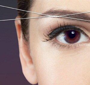 Eyebrows threading service