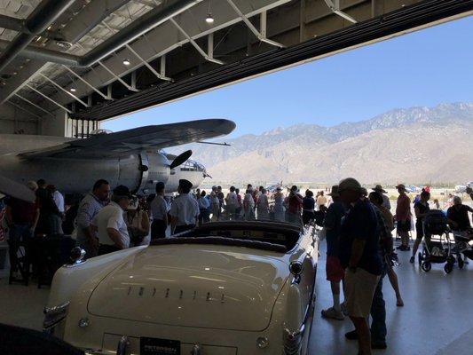 Beautiful view & shadier .. from inside the hangar