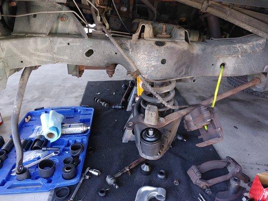 We have the tools for most suspension work from control arms to ball joints