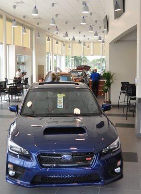 Showroom at Patriot Subaru, 551 S. Washington Street, North Attleboro, MA 02760