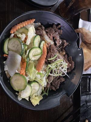 Bulgogi rice bowl