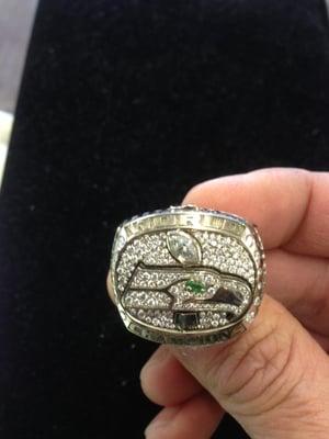 only at tony pawn shop  super bowl ring .2013