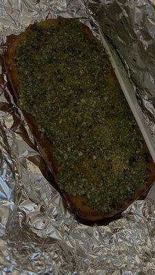 Garlic Bread with Pesto