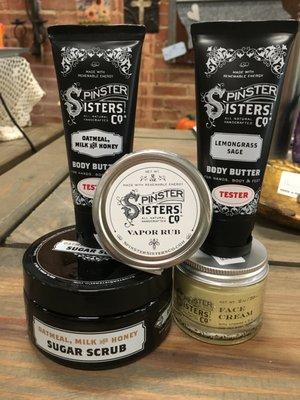 Spinster Sister's products leave your skin fresh, healthy, and glowing.