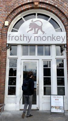 Front entrance to Frothy Monkey