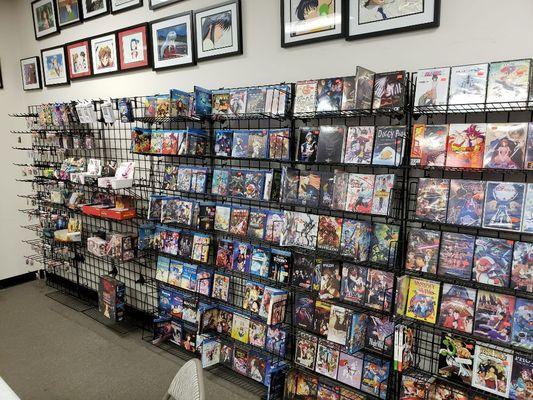 Our Blu-rays and DVDs.