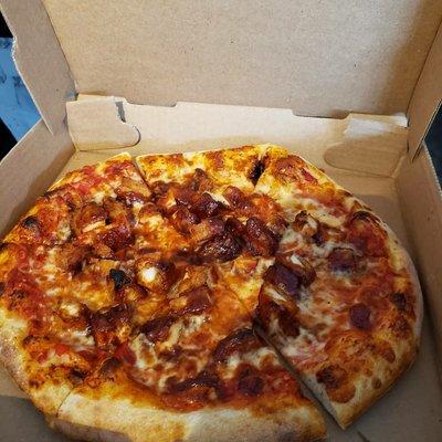 Bbq chicken pizza