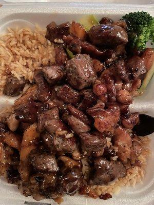 Steak and Chicken Hibachi