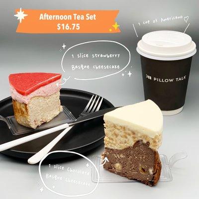 NEW Basque Cheesecake Afternoon Tea Set