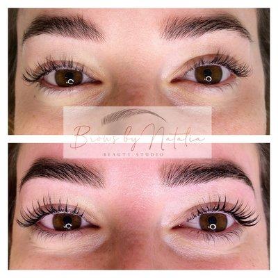 Brow wax and lashlift