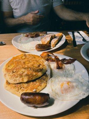 Starving artist breakfast plate