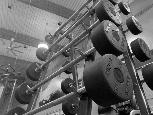 Preloaded weights, just for you in our fitness area!