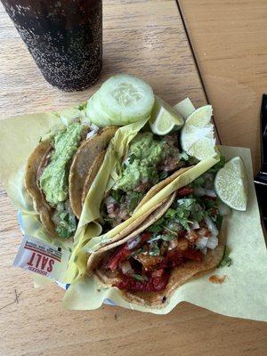 Taco Asada y Taco Adobada