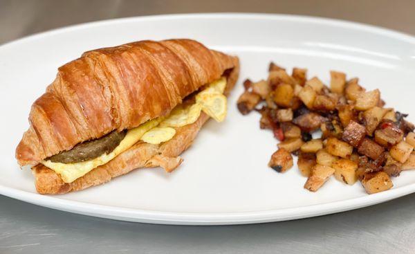 Croissant sandwich