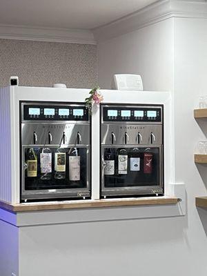 Self serve wine station