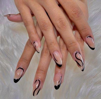 Abstract nails