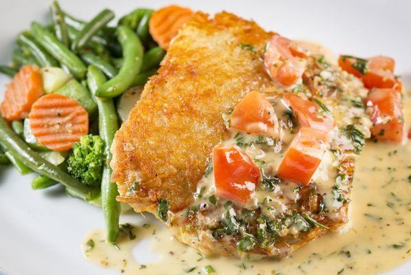 Potato Crusted Chicken Breast