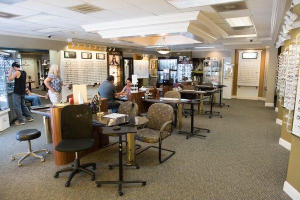 Our optical. We carry a wide range of frames, from Maui Jim and Costa, to RayBan, Coach and everything in between.