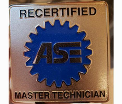 ASE Master Tech Certification