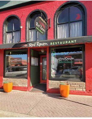 Front of Red Raven restaurant