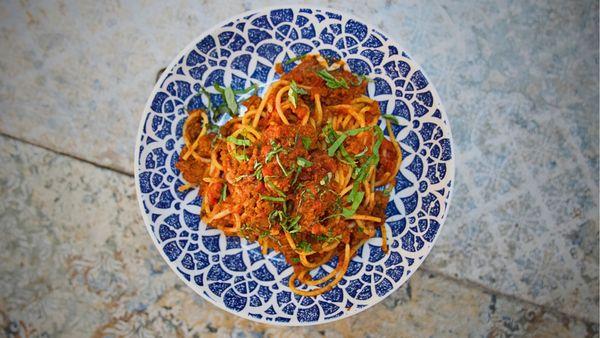 Bolognese Pasta at The Daily Outpost