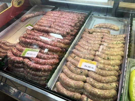 This is the REAL Italian sausage with cheese and parsley. Great price, too.