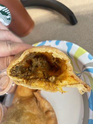 Beef with Cheese Empanada